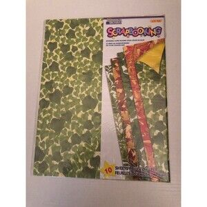 Scrap Booking Paper Sheets 10 pack Memories Forever